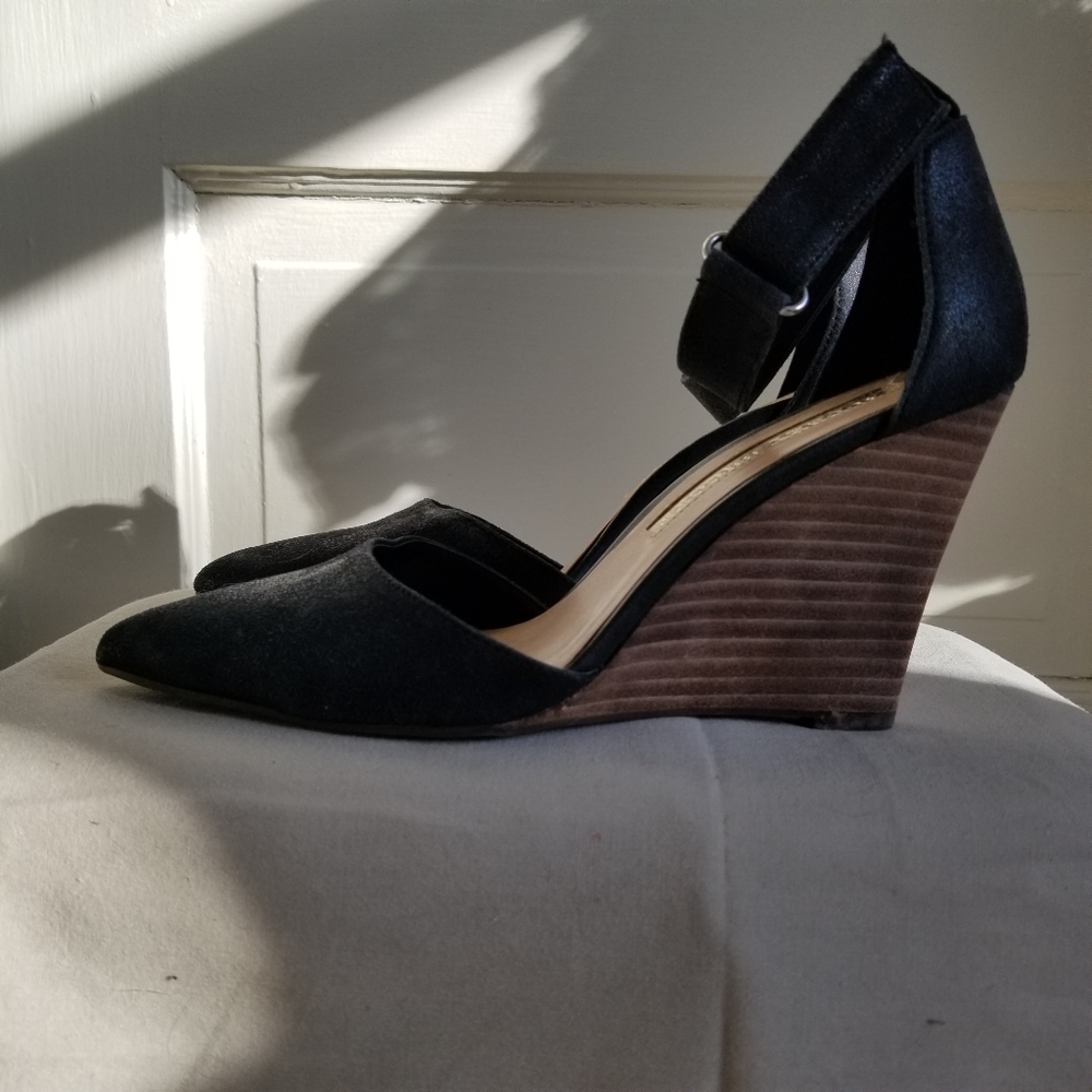 Audrey Brook Wedge Ankle Strap D'orsay size 7